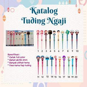 Tuding Ngaji Akrilik Custom
