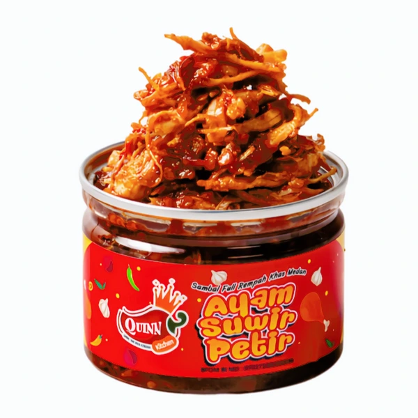Sambal Ayam Suwir Petir 150g by Quinn Kitchen