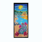 hiasan dinding batik tulis ukuran 80cm x 35cm