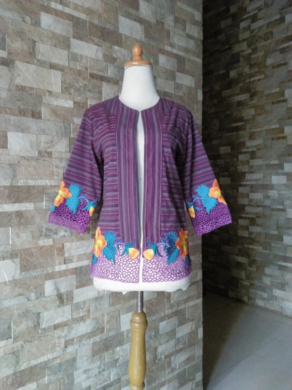 Outer ikat lurik bordir