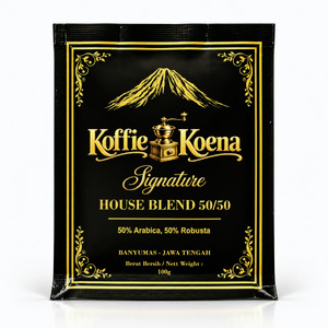 Koffie Koena Signature House Blend 50/50 kemasan 100 gram