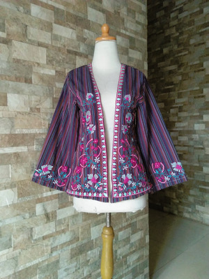 Outer ikat lurik bordir