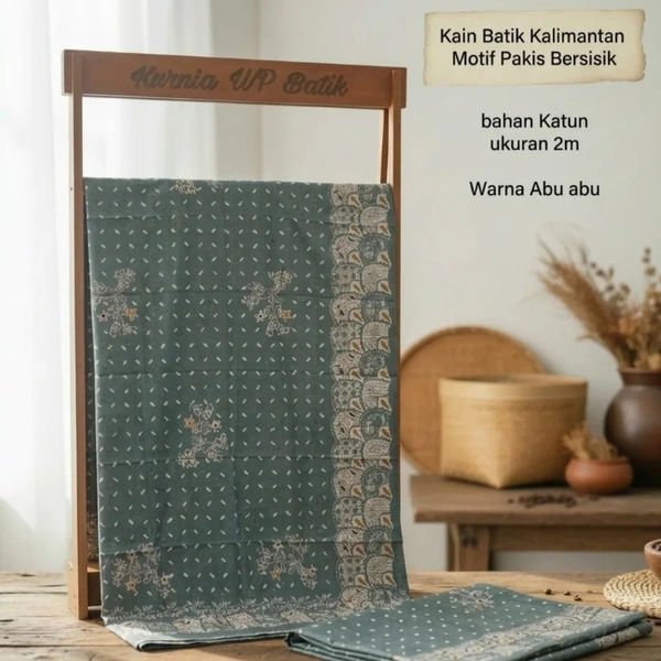 Batik cap colet motif  pakis sisik