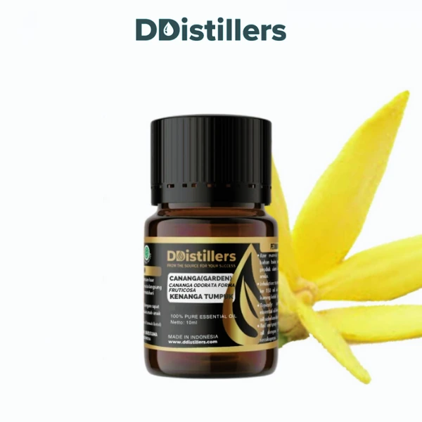 Cananga (Garden) / Kenanga Tumpuk Essential Oil Pure 100%, 2-10ML GS