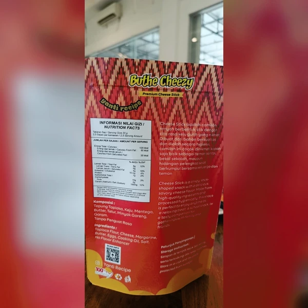Buthe Cheezy, premium cheese stick