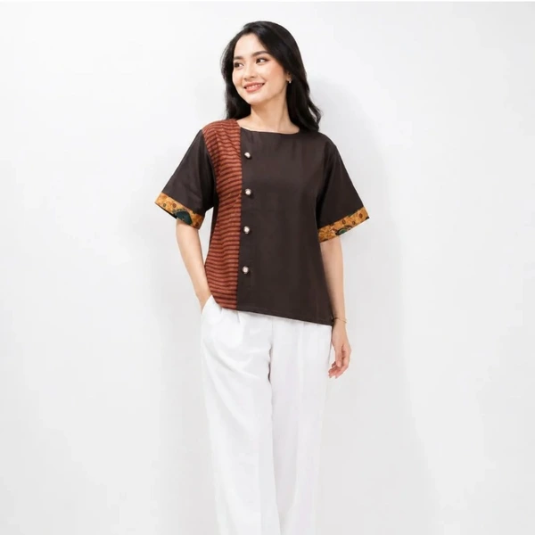 Blus bermuda mix batik