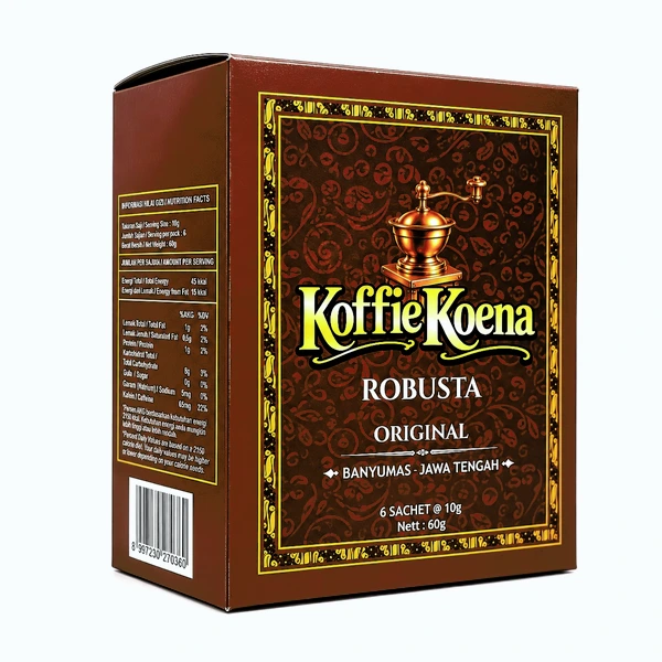Koffie Koena Kopi Bubuk Sachet Tanpa Gula