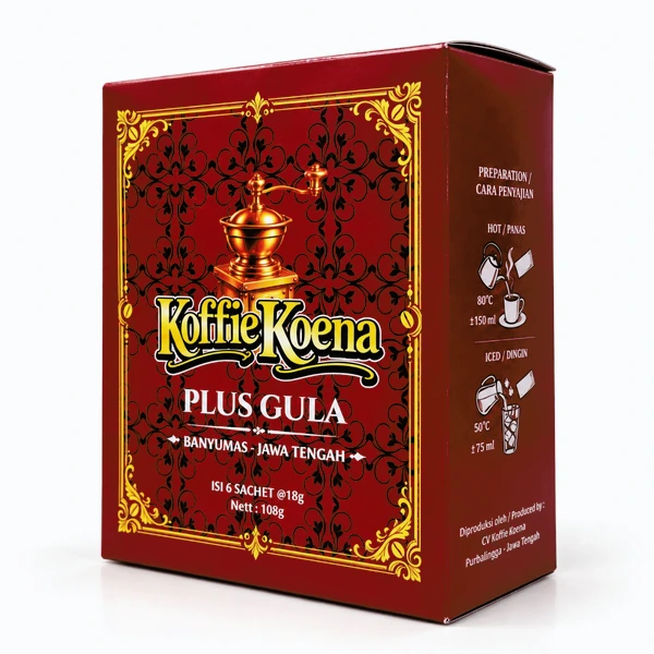 Koffie Koena Kopi Bubuk Sachet Plus Gula