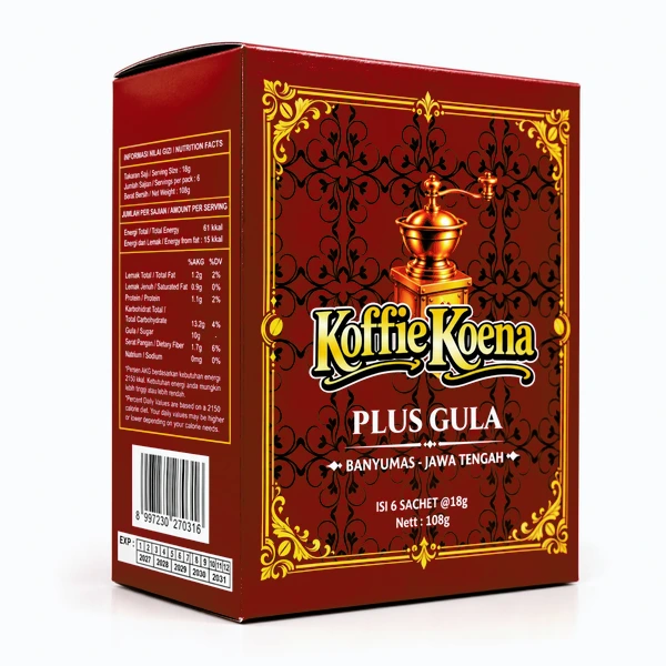 Koffie Koena Kopi Bubuk Sachet Plus Gula