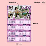 Kalender Dinding Satuan Custom Foto dan Desain Pilihan – 31 × 47 cm