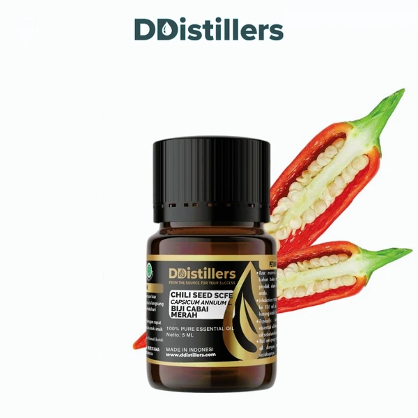 Chili Seed / Biji Cabe Essential Oil Pure 100%, 2-10ML GS