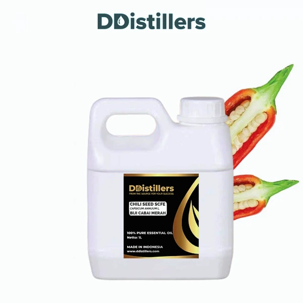 Chili Seed / Biji Cabe Essential Oil Pure 100%, 500ML-1L HDPE/SS