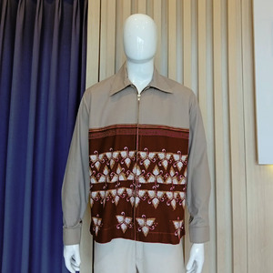 Jaket Pria 3 ( Motif Tri Hita Karana)