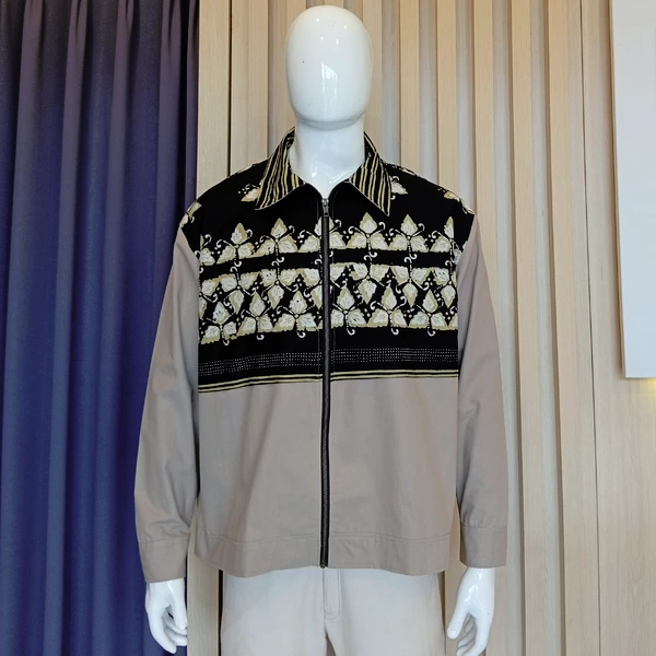 Jaket Pria 11 ( Motif Tri Hita Karana)