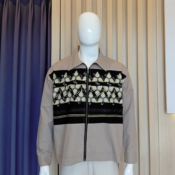 Jaket Pria 14 ( Motif Tri Hita Karana)