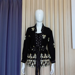 Atasan Wanita +Obi( Motif Tri Hita Karana)