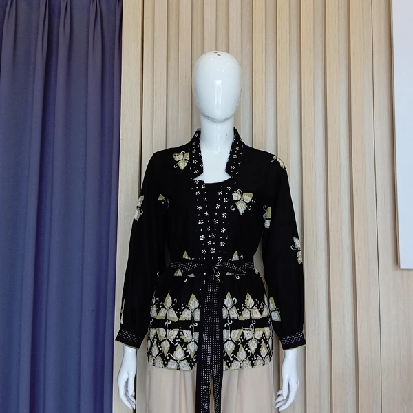 Atasan Wanita +Obi( Motif Tri Hita Karana)