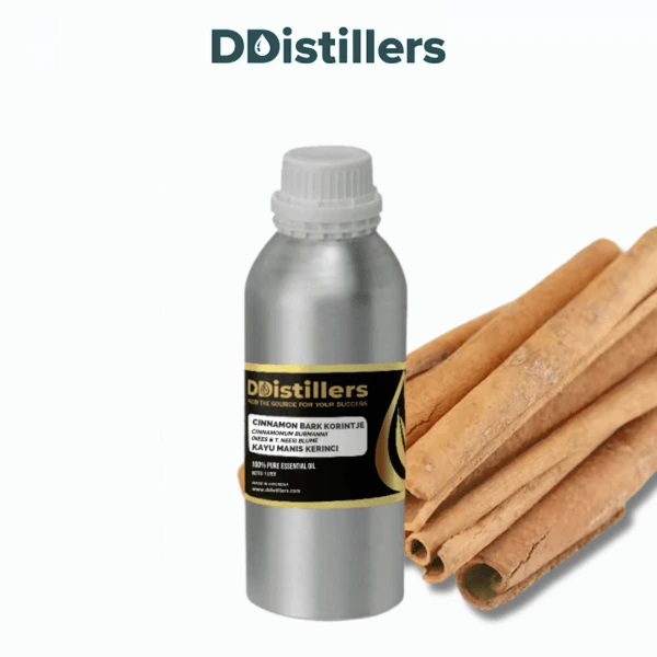 Cinnamon Bark Korintje / Kulit Kayu Manis Kerinci Essential Oil Pure 100%, 500ML-1L HDPE/SS