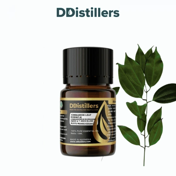 Cinnamon Leaf Korintje / Daun Kayu Manis Kerinci Essential Oil Pure 100%, 2-10ML GS