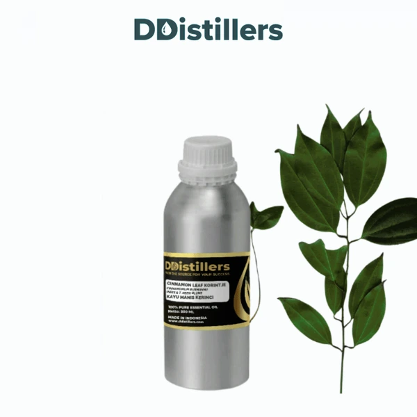 Cinnamon Leaf Korintje / Daun Kayu Manis Kerinci Essential Oil Pure 100%, 500ML-1L HDPE/SS