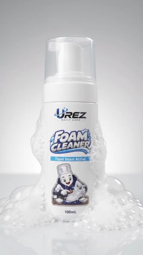 UREZ Pembersih Sepatu Putih Tanpa Bilas Foam Cleaner