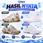 UREZ Shoe Cleaner 100ml Pembersih Sepatu Cair Penghilang Noda Kotoran Deep Clean