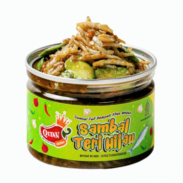 Sambal Teri Hijau 150gram by Quinn Kitchen