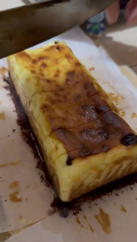 Brownies Burnt Cheesecake
