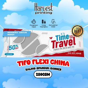 Cetak Banner - Spanduk - Baliho - Backdrop - Tifo Flexi 280 gsm - Kualitas High Res