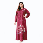 Abaya Panjang Bordir Lucu - Marsalia Embroidery