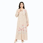 Abaya Panjang Bordir Lucu - Marsalia Embroidery
