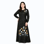 Abaya Panjang Bordir Lucu - Marsalia Embroidery