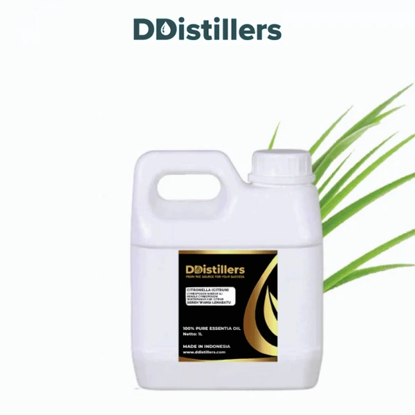 Citronella (Citrun) / Sereh Wangi Lenabatu Essential Oil Pure 100%, 500ML-1L HDPE/SS