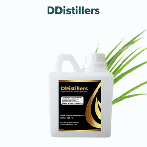 Citronella (Citrun) / Sereh Wangi Lenabatu Essential Oil Pure 100%, 500ML-1L HDPE/SS