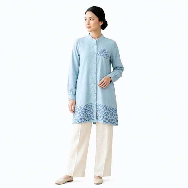 Tunik Bunga Cantik - Marsalia Embroidery