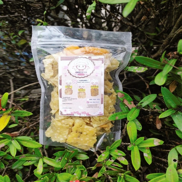 Keripik pangsit daun kelor