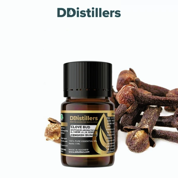 Clove Bud / Bunga Cengkeh Essential Oil Pure 100%, 2-10ML GS