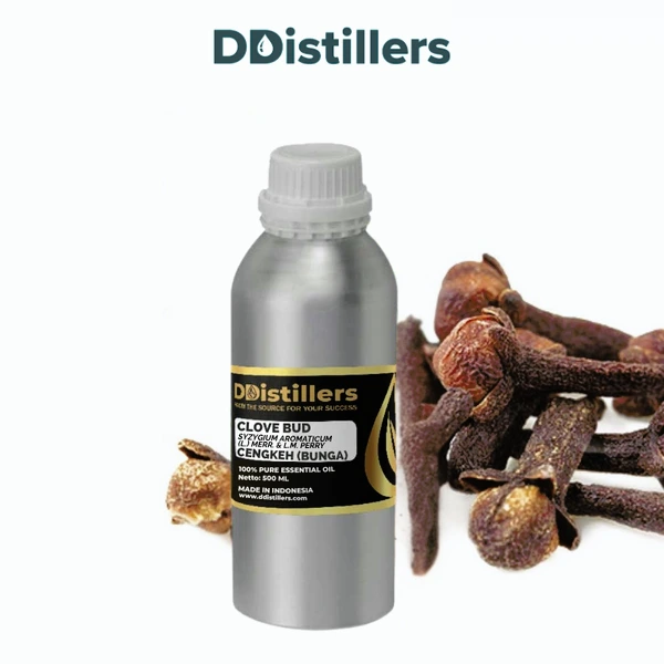 Clove Bud / Bunga Cengkeh Essential Oil Pure 100%, 500ML-1L HDPE/SS