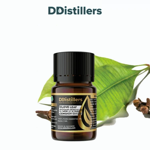 Clove Leaf / Daun Cengkeh Essential Oil Pure 100%, 2-10ML GS