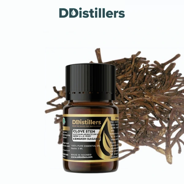 Clove Stem / Batang Cengkeh Essential Oil Pure 100%, 2-10ML GS