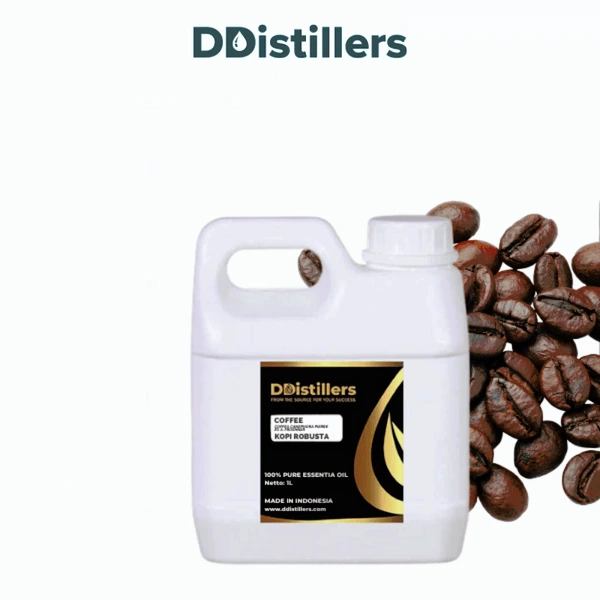 Coffee / Kopi Robusta Essential Oil Pure 100%, 500ML-1L HDPE/SS