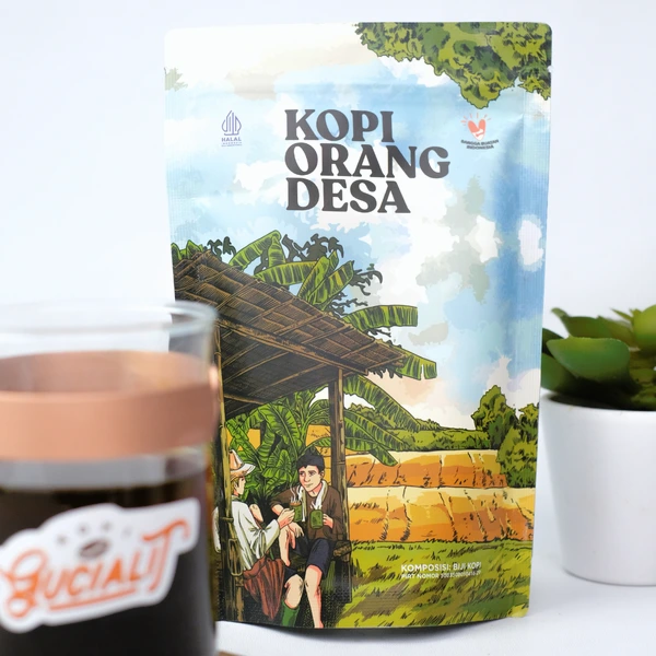 Kopi Robusta 100 gram Kopi Orang Desa Kopi Gucialit