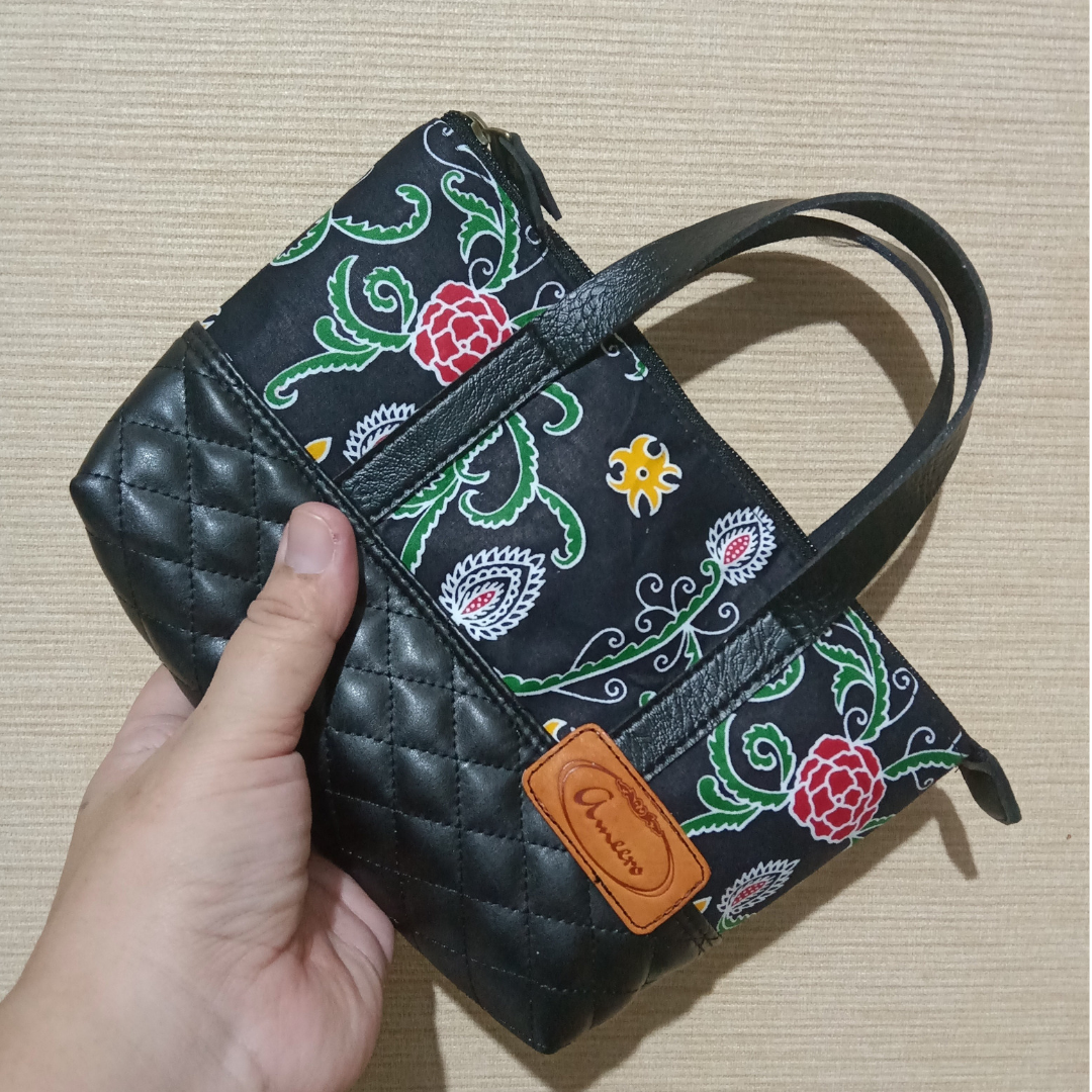 Funny handbag mini hitam