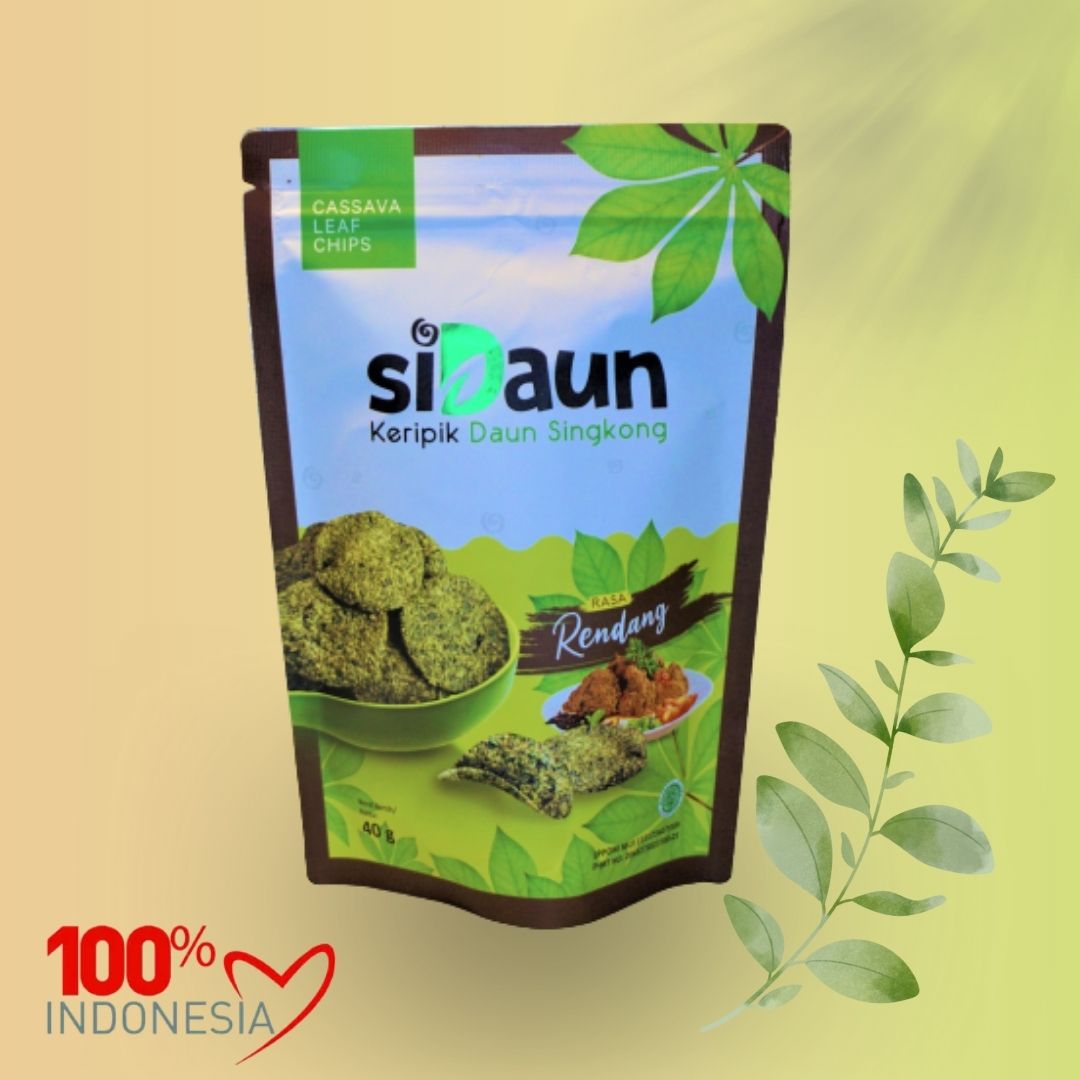 SiDaun Singkong Rasa Rendang (40g)