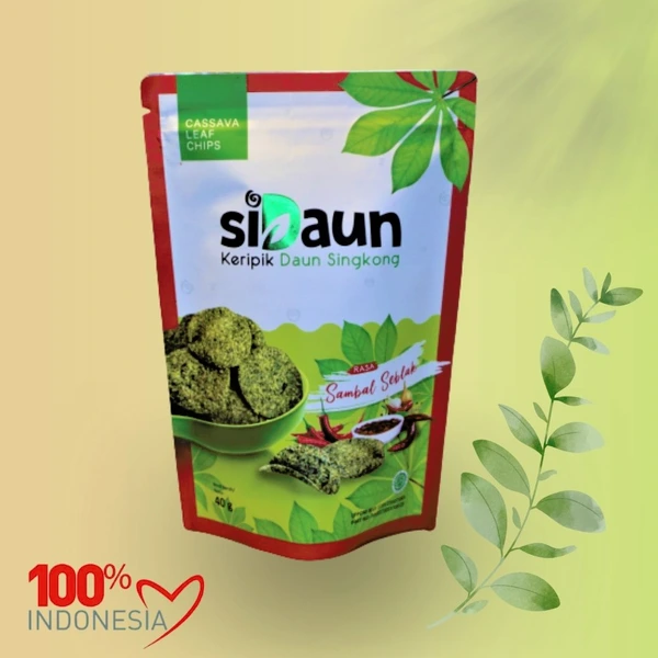 SiDaun Singkong Rasa Sambal Seblak (40g)
