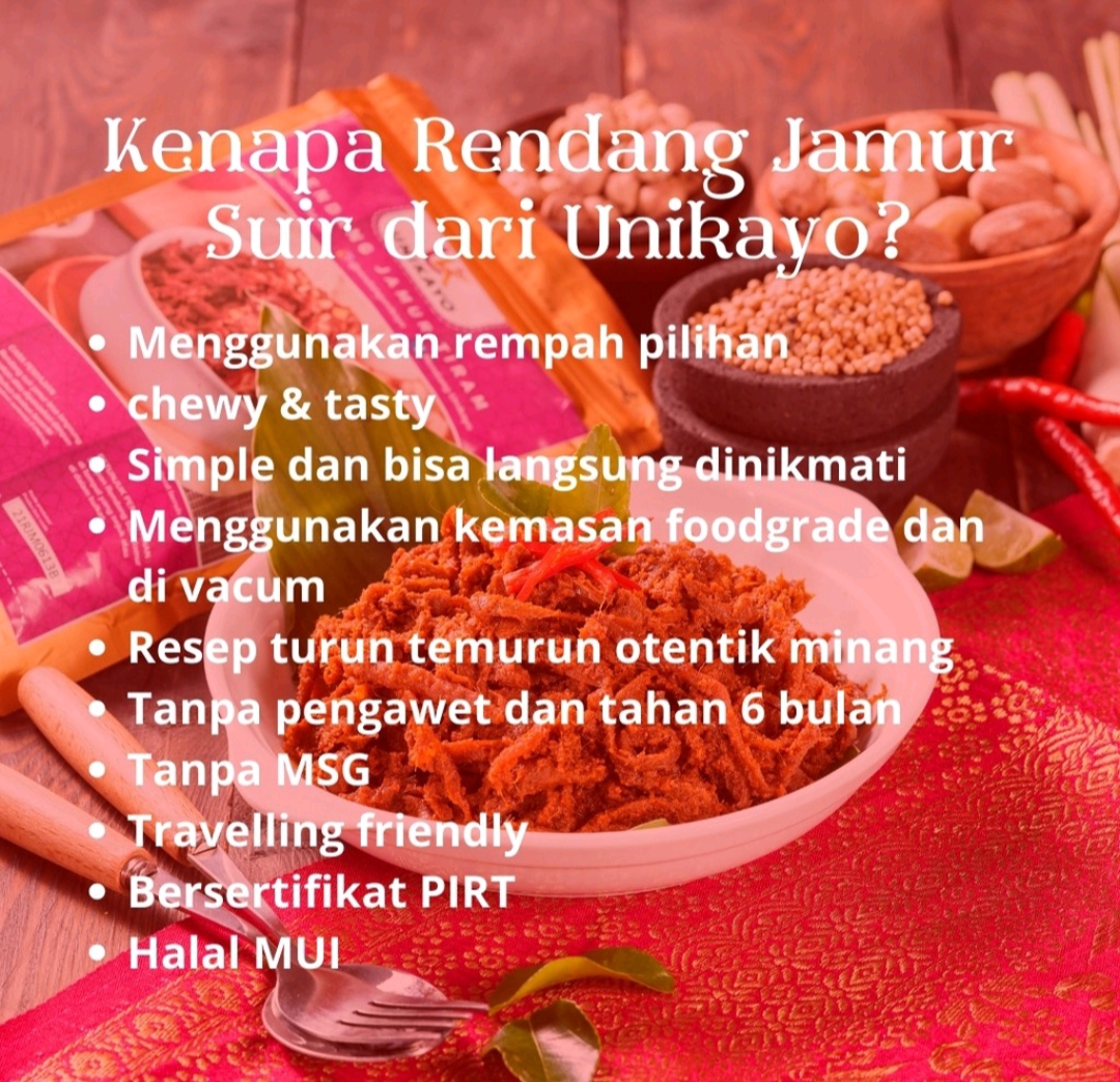 Rendang Jamur Tiram Suir